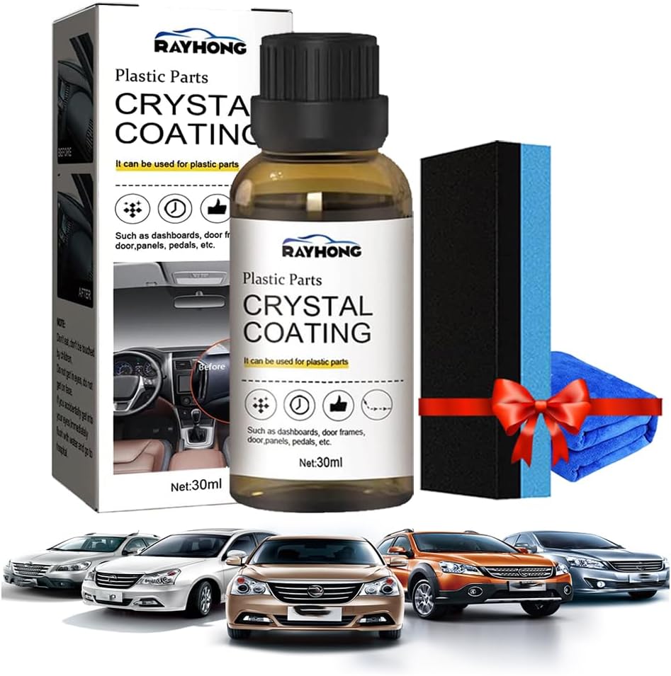 🔥 Crystal Coating – Rénovateur Plastiques Auto