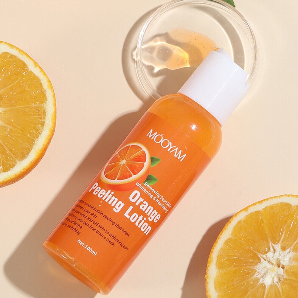 🍊 LOTION EXFOLIANTE À L’ORANGE – PEAU LISSE & ÉCLATANTE