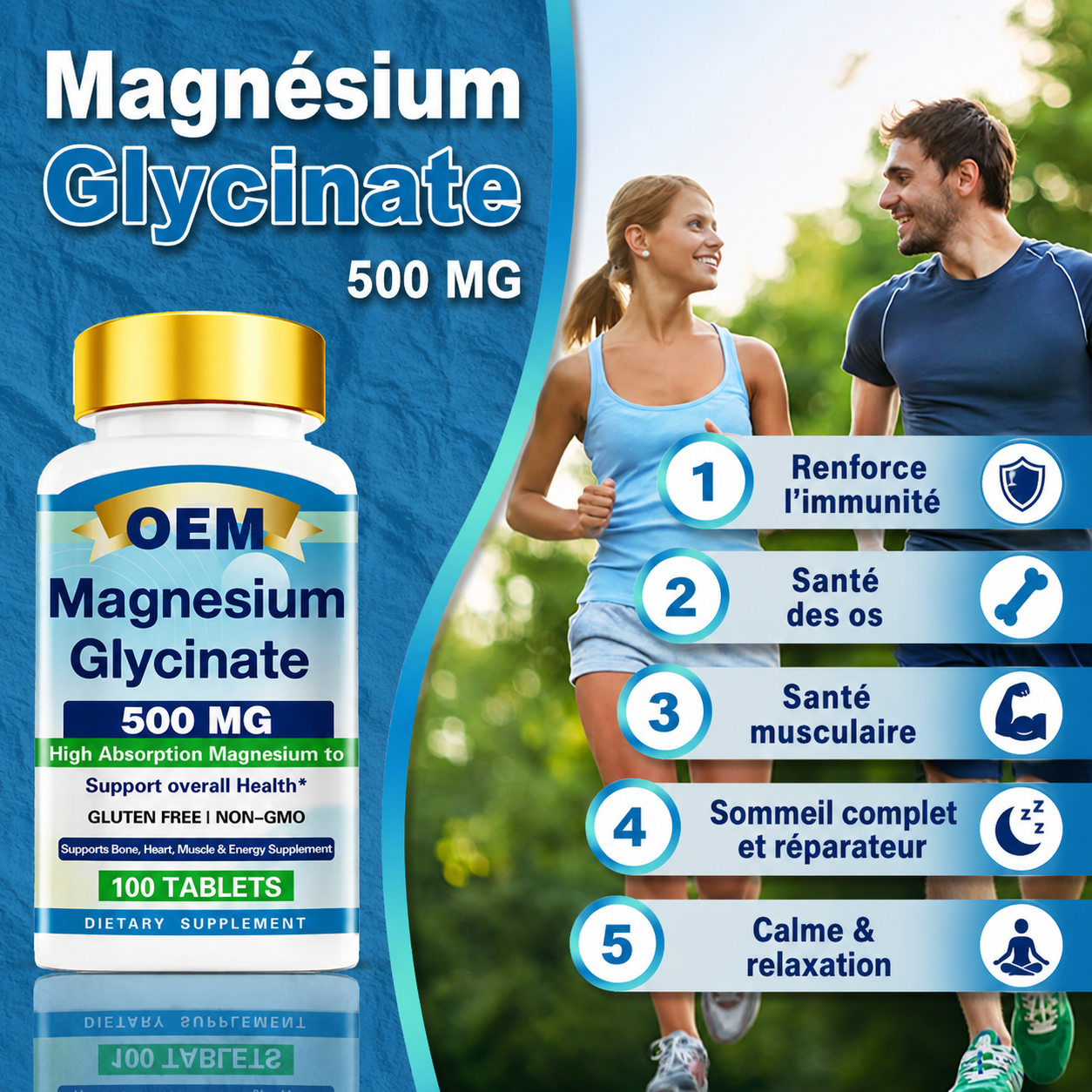 MAG RELAX+ — Magnésium Haute Absorption (500 mg)