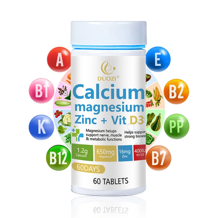 💪 Calcium + Magnésium + Zinc + Vitamine D3