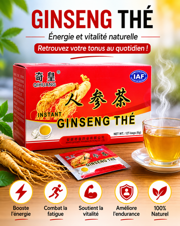 GINSENG THE ⚡ Retrouvez votre énergie et votre vitalité naturellement